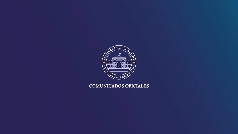 Comunicado oficial del Gobierno nacional sobre la cuestión Malvinas.