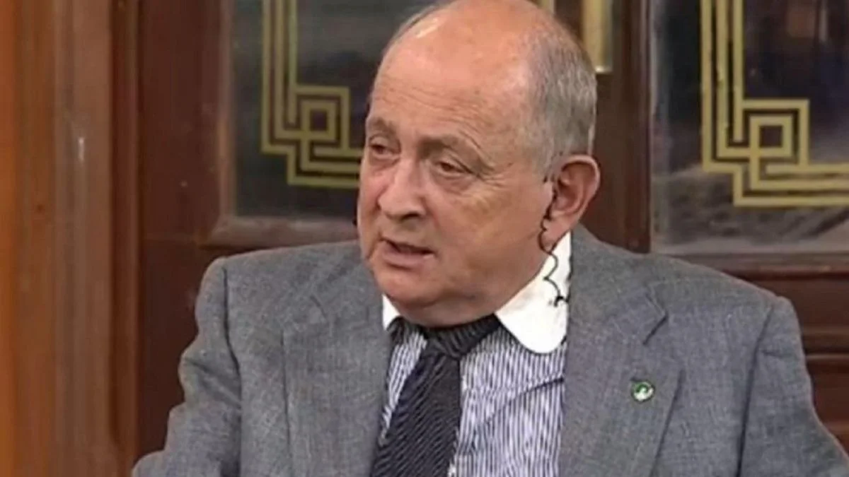 Chiche Gelblung durante una de sus participaciones televisivas.
