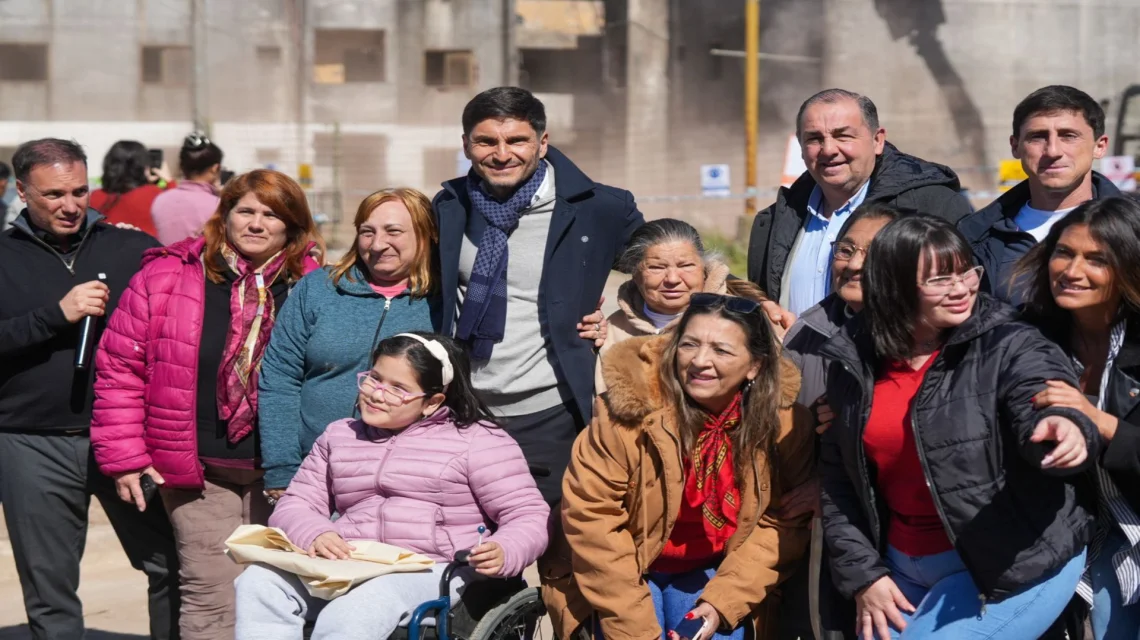 Nuevas viviendas construidas en barrio Acería de la ciudad de Santa Fe.