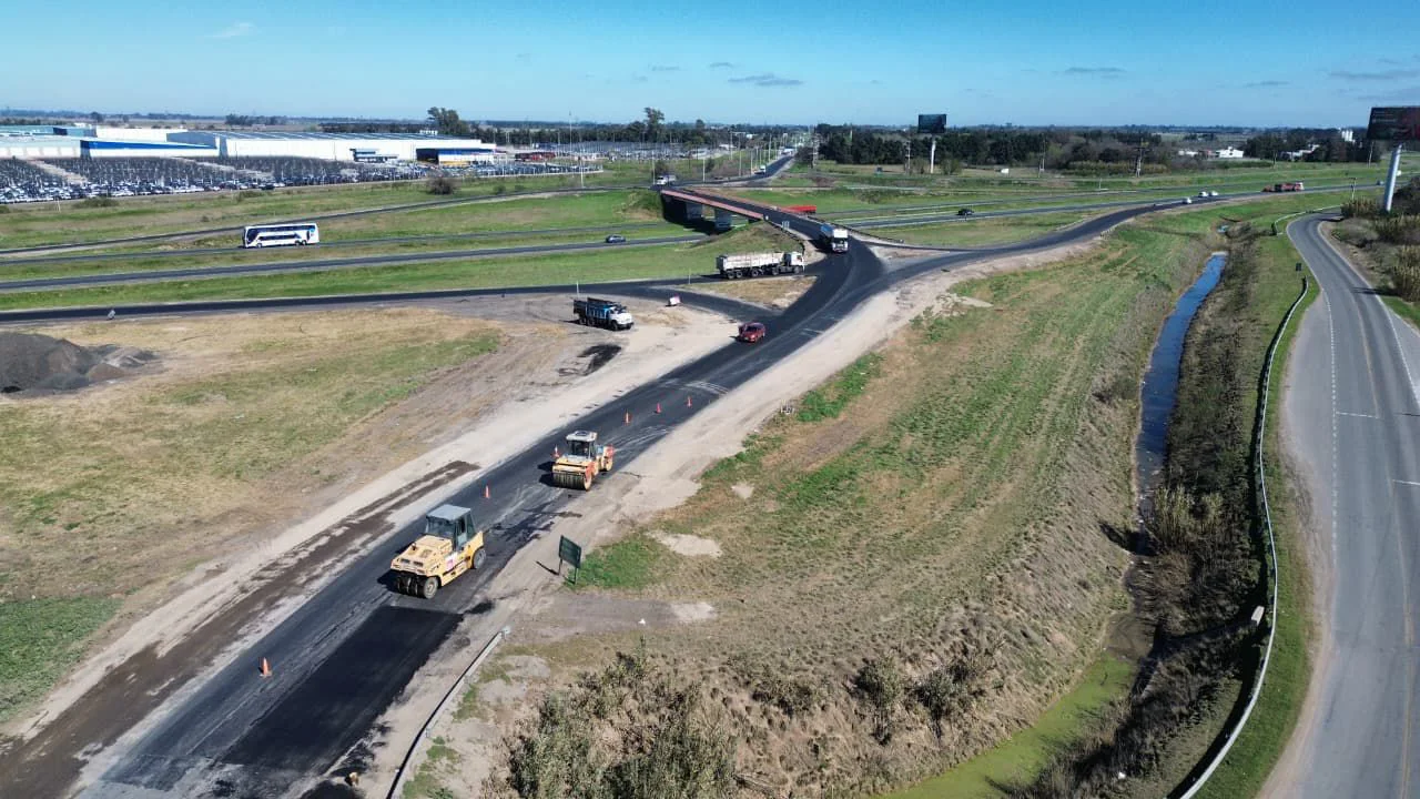 Obras de recuperación sobre la Ruta A012