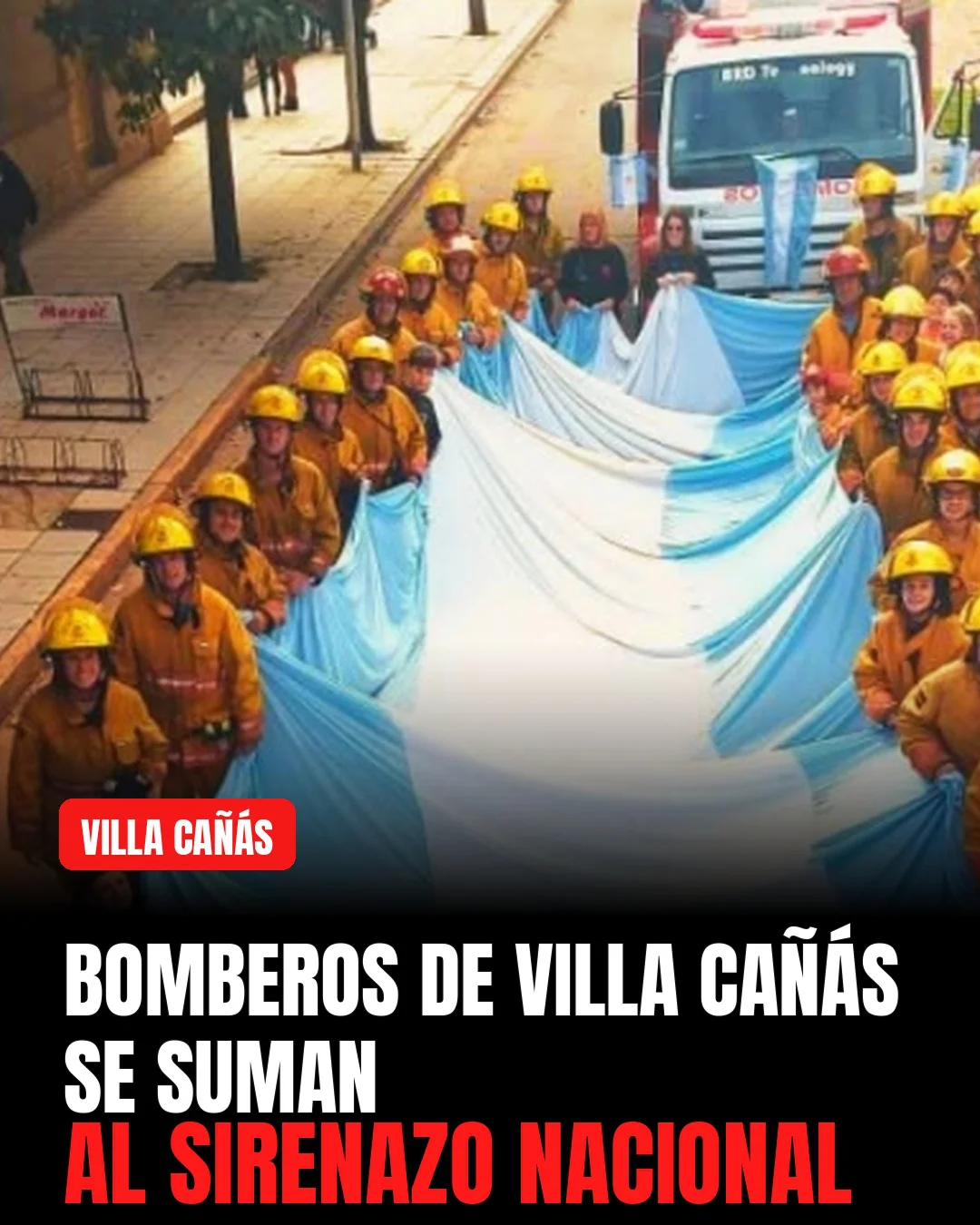 Sirenazo nacional de Bomberos Voluntarios