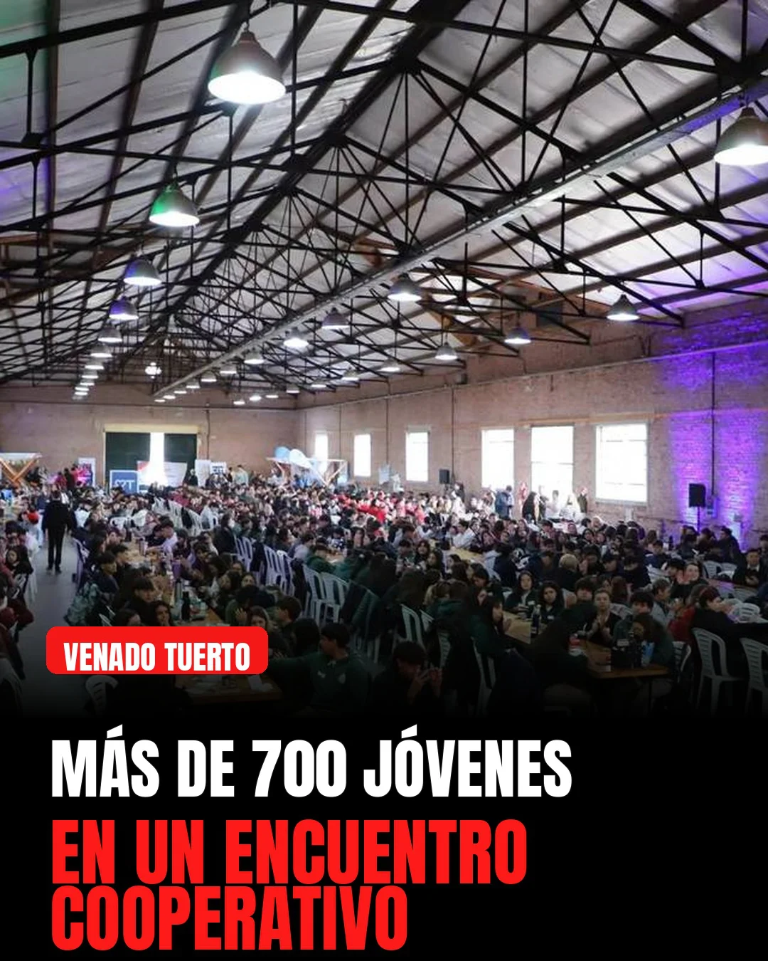 Encuentro provincial de jóvenes sobre cooperativismo en Venado Tuerto.